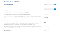 Desktop Screenshot of koenigundmueller.de