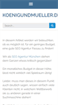 Mobile Screenshot of koenigundmueller.de